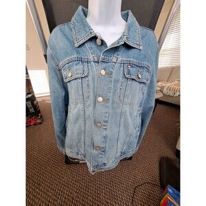Vintage Tommy Hilfiger Women's Denim Jean Jacket Size Large